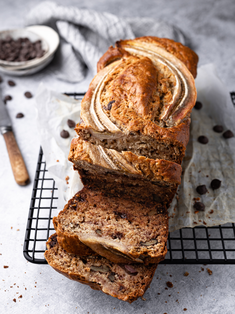 My best ever banana bread with ricotta • Paddock 2 Pixel