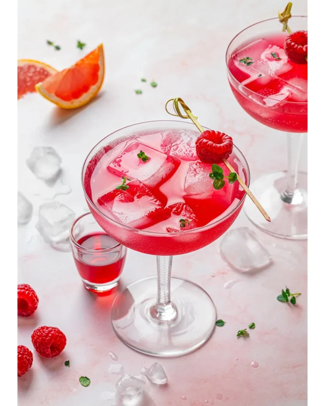 My husband and I have a rating system for fruit. 'A grade' fruit are fruit like mango, grapefruit, and raspberry. 'B grade' would be apples, strawberries, mandarins, and 'C grade' would be dragon fruit, green melon, papaya. Totally based on personal preference 😅
.
So when it comes to cocktails/mocktails, naturally, we'd go with an A grade fruit. What's your favourite drink recipe using raspberries?
.
This one is made with Raspberry Vinegar cordial, Grapefruit juice, and Tonic. Garnished with fresh raspberries and thyme. Shot for @laststbrewery.
.
.
.
#mocktail #raspberrydrink #drinkstragram #drinksphotography
#cocktailphotography #benallaphotographer #drinks #deliciousdrinks #freelancephotographermelbourne #availableforhire