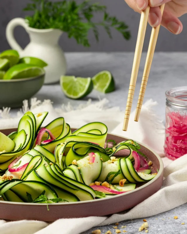 Dreaming of homegrown zucchini while it's cold and wintery outside. So here is a summery Vietnamese Shaved Zucchini salad with roasted peanuts and pickled red onions. Yum!!
.
Can't wait for spring when I can fill my veggie garden with all the lovely summer produce again!
.
Recipe: @timsfoods
Styling & Photography: @paddock2pixel
.
.
#zucchini #homegrownveggies #vietnamesesalad #salad #saladstyling #foodstyling #melbournefoodphotographer #cookbookphotography #recipephotographer #freshsalad #vegansalad #veganfood